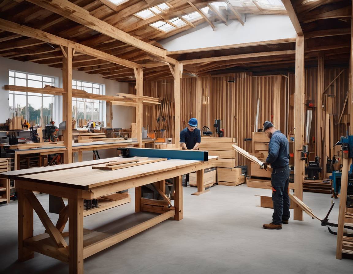 Obróbka drewna w budownictwie – które technologie wybrać dla trwałości konstrukcji?